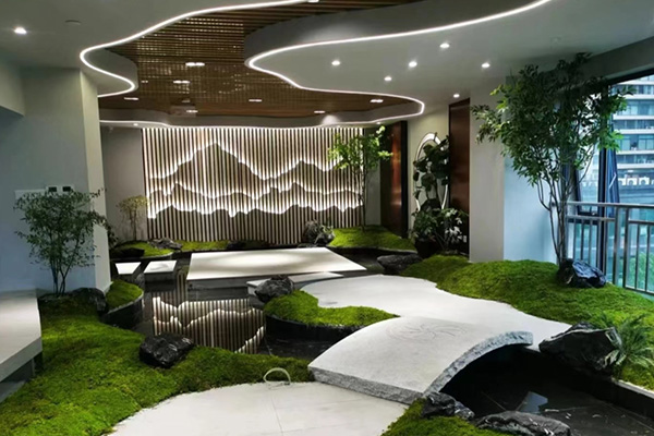 室内展厅绿化景观设计制作