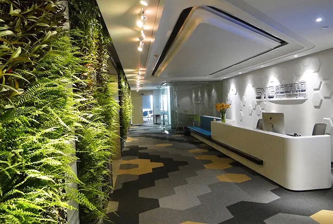 办公室植物墙设计制作